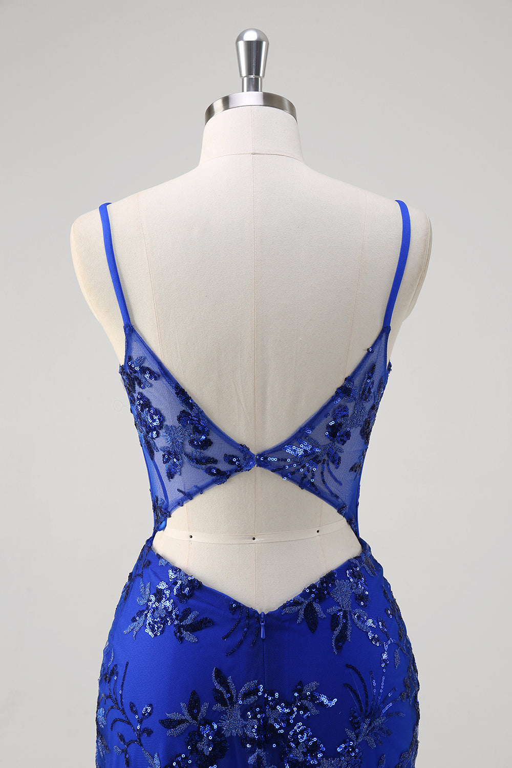 Sparkly Dark Green Mermaid Corset Tulle Sequin Long Prom Dress