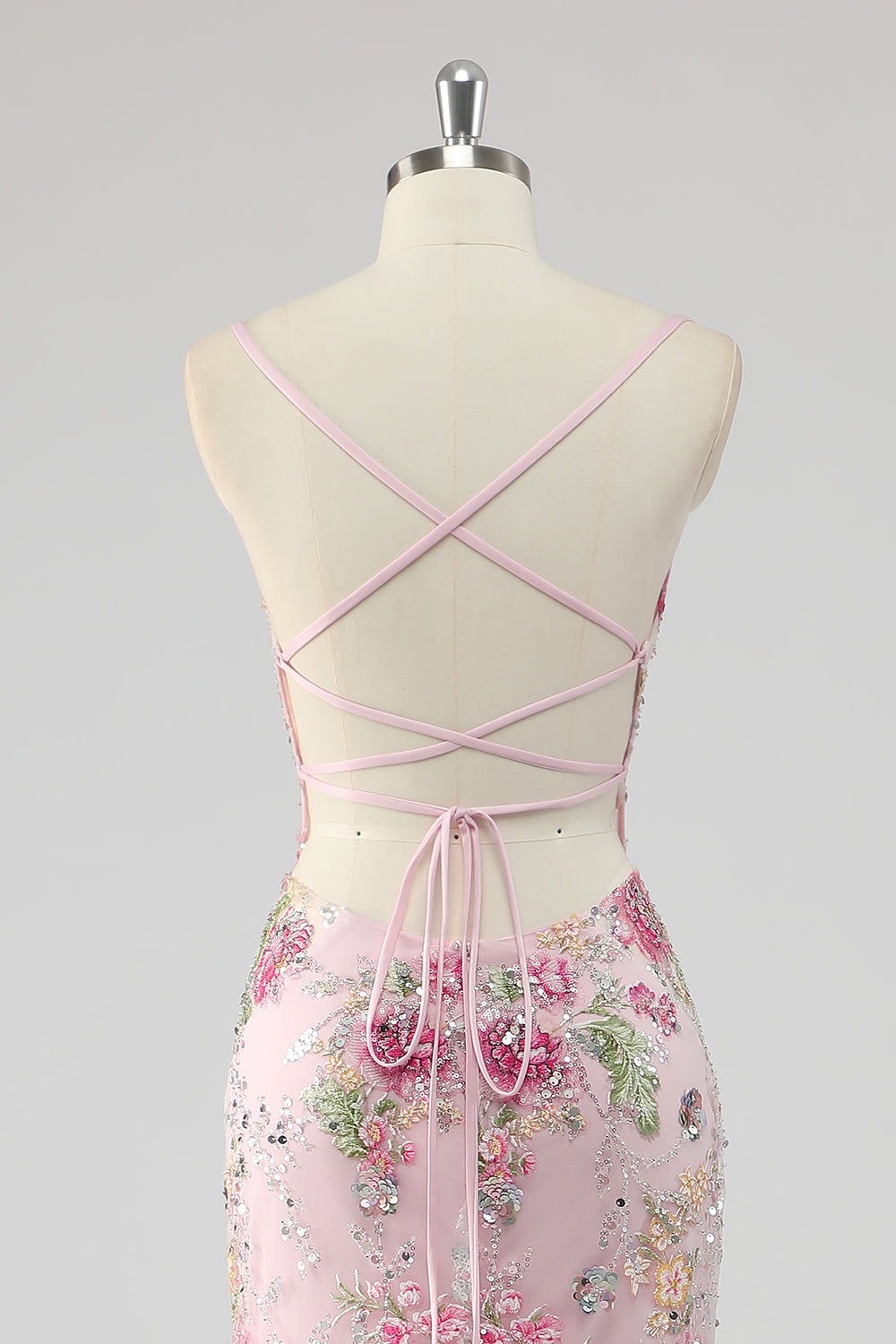 Sparkly Sequins Mermaid Spaghetti Straps Black Prom Dress with Appliques