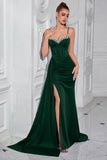 Mermaid Corset Sequin Black Formal Dress