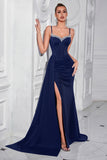 Mermaid Corset Sequin Black Formal Dress