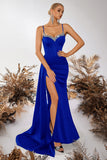Mermaid Corset Sequin Black Formal Dress