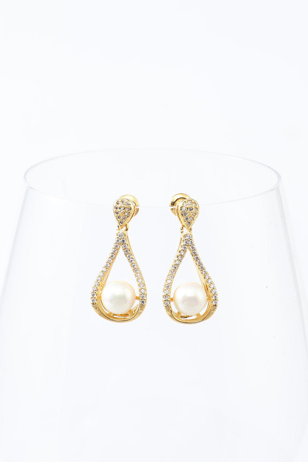 Pearl Water Drop Earrings