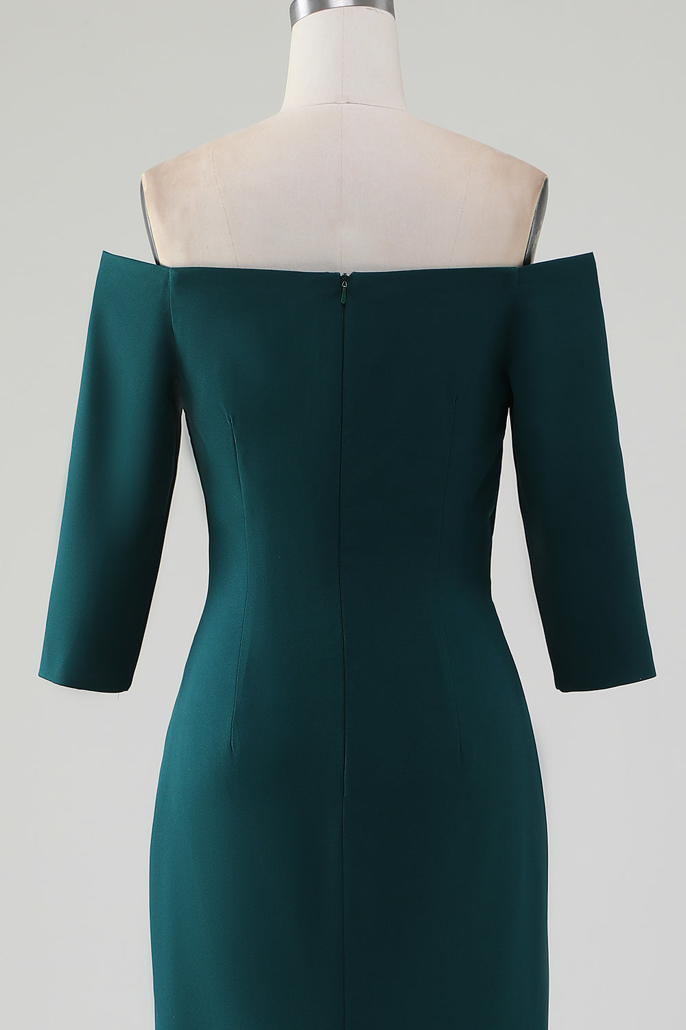 Dark Green Mermaid Off The Shoulder Mother Of The Bride Dress