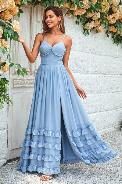 sachin and babi light blue dress Lace Sweetheart A Line Light Blue Prom Dress JTA9451
