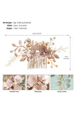 Flower Crystal Pearl Rhinestone Wedding Hair Clip
