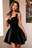 A Line Sleeveless Little Black Dress