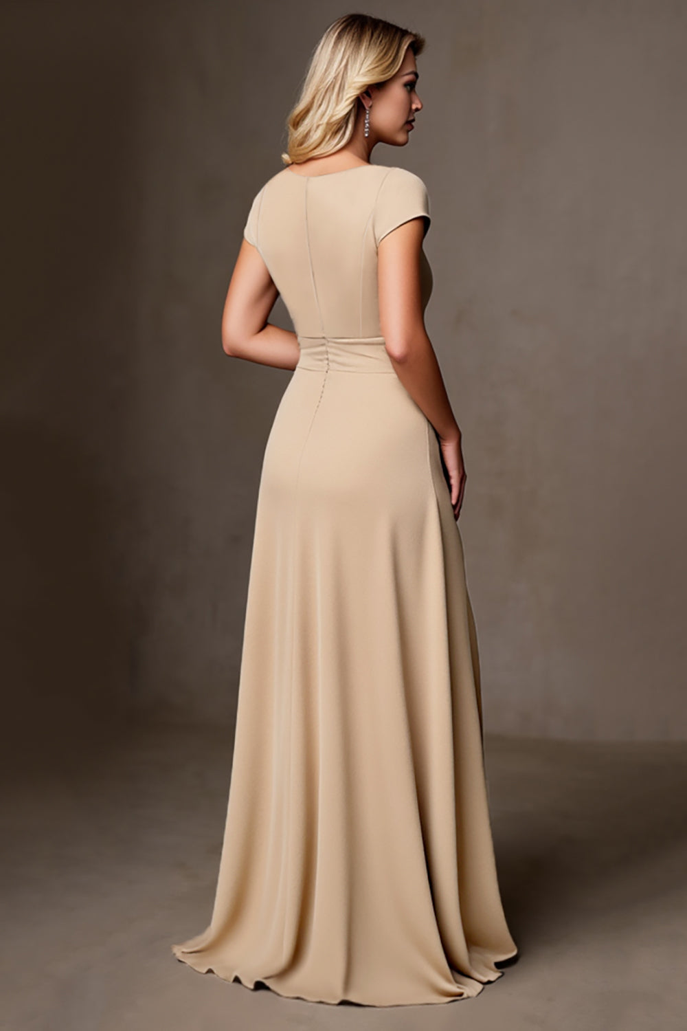 champagne evening dress uk A-Line Prom Evening Dress