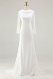 Ivory Cowl Neck Mermaid Bridal Shower Dress