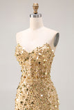 Sparkly Corset Pink Mermaid Sweetheart Long Prom Dress With Slit