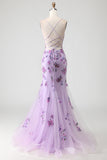 Mermaid Corset Strapless Sequin Blush Prom Dress with Appliques
