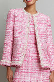 Pink Tweed 2-Piece Mini Work Dress