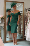 Off the Shoulder Appliqued Blush Pink Mother of Bride Dress