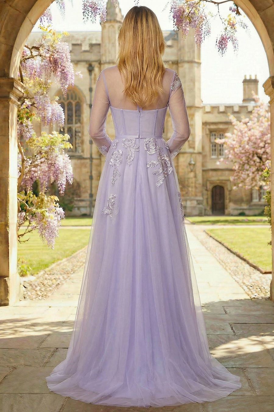 floral prom dresses uk Whimsical One Shoulder Floral Tulle Dress I Prom Dress I Met Gala 2023 UME London