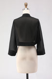 Elegant Black Long Sleeve Women Blazer