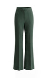 Dark Green Peaked Lapel 2 Piece Classic Women Suits