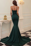 Black Mermaid Sweetheart Long Formal Dress
