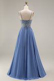 Burgundy Appliqued Beaded A Line Prom Dress with Cape