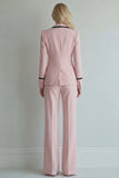 2 Piece Ivory Peak Lapel Slim Fit Women Suits