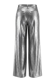Metallic Shawl Lapel 2 Piece Grey Bowed Women Suits