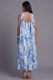 Dusty Sage Strapless A Line Ruffles Pleated Wedding Guest Dress with Sash