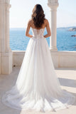 Corset Sweetheart Ivory A  Line Wedding Dress