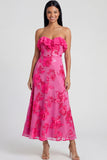 Sweetheart A Line Light Blue Wedding Guest Dress with Appliques