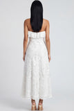 Sweetheart A Line Light Blue Wedding Guest Dress with Appliques