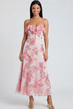 Sweetheart A Line Light Blue Wedding Guest Dress with Appliques