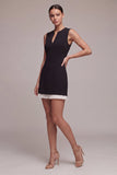 Black Sleeveless Bodycon Mini Dress