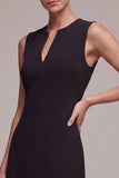 Black Sleeveless Bodycon Mini Dress
