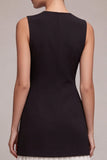 Black Sleeveless Bodycon Mini Dress