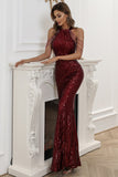 Black Sequin Mermaid Formal Dress
