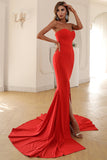 Black Mermaid Sweetheart Long Formal Dress