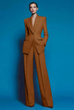 2-Piece Red Notched Lapel Women Suits