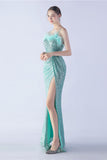 Black Sheath Sequin Formal Dress with Feather