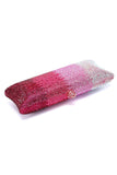 Pink Ombre Saprkly Sequin Evening Clutch Bag