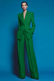 2-Piece Red Notched Lapel Women Suits