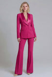Shawl Lapel Green 2 Piece Classic Women Suits