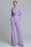 2 Piece Dark Green Peaked Lapel Women Suits
