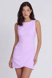 Ivory Bodycon Bateau Neck Ruched Graduation Dress