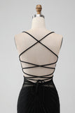Bodycon Corset Little Black Dress with Beading
