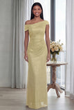 Dark Green Mermaid Asymmetrical Neck Ruched Evening Dress