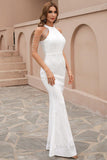 Black Sequin Mermaid Formal Dress