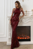 Black Sequin Mermaid Formal Dress