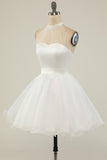 Halter Black Tulle Little Black Dress